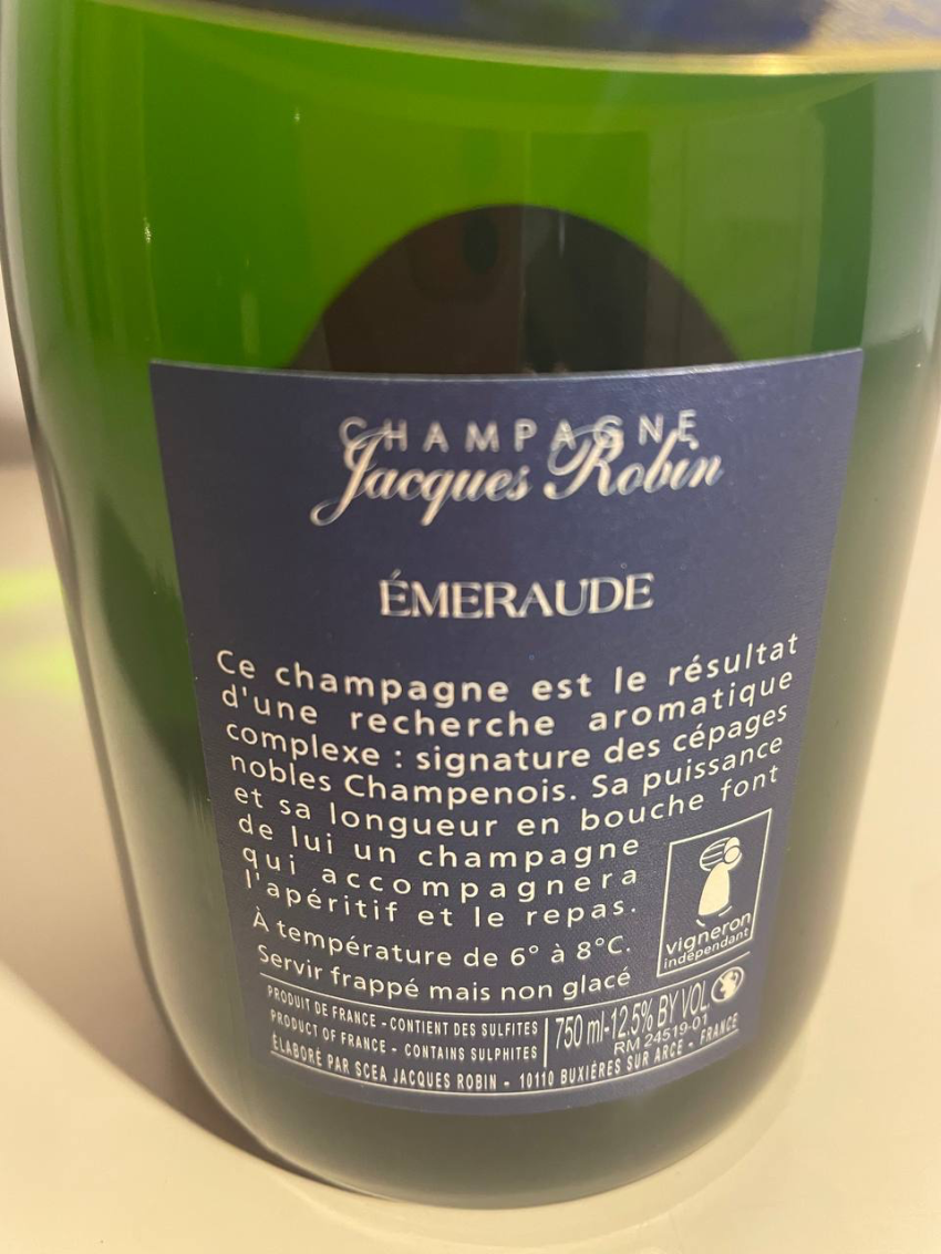 JAQUES ROBIN-CUVEE EMERAUDE BRUT