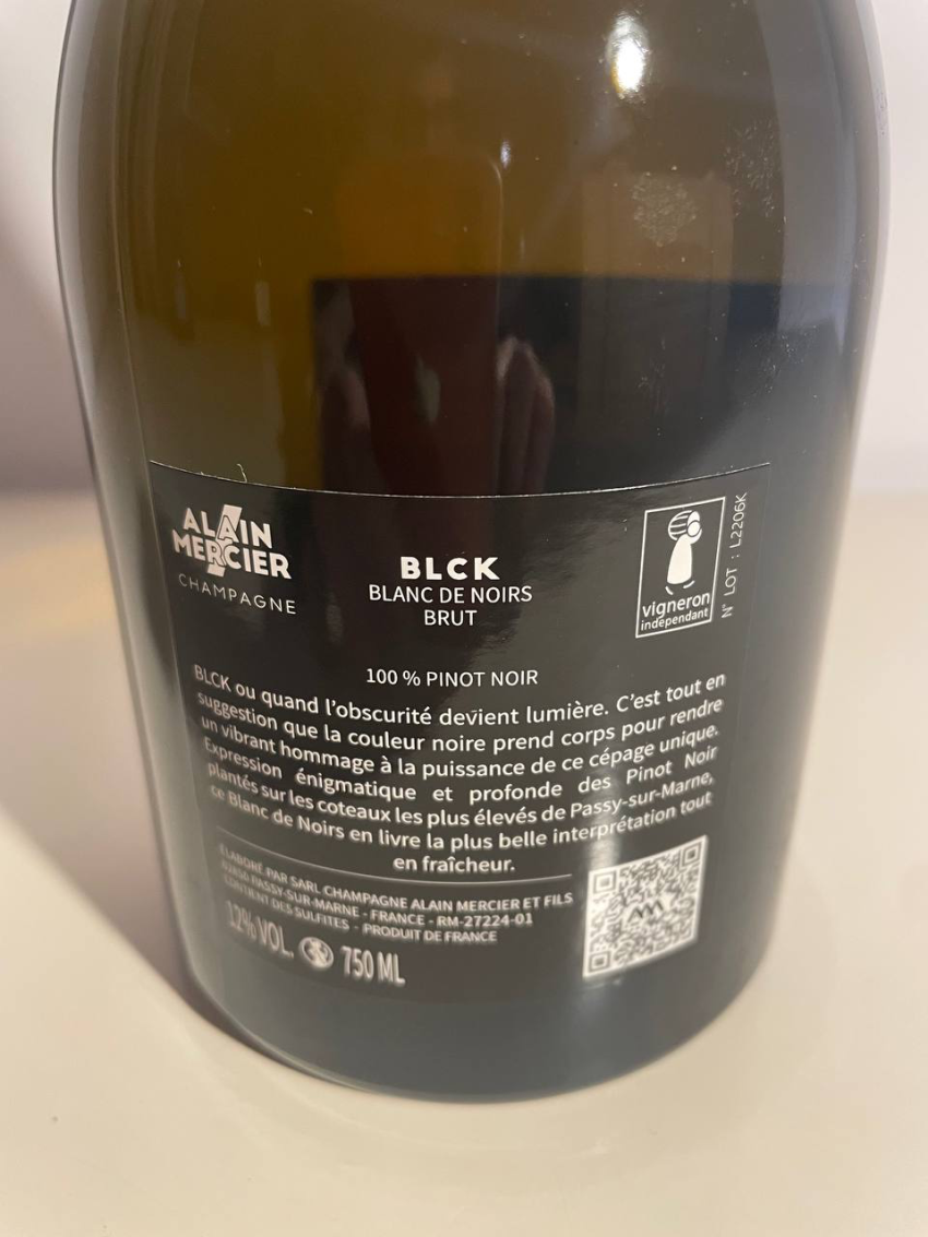 ALAIN MERCIER-BLCK  BLANC de NOIRS Brut