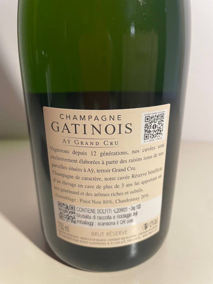 GATINOIS-GRAND CRU RESERVE Brut