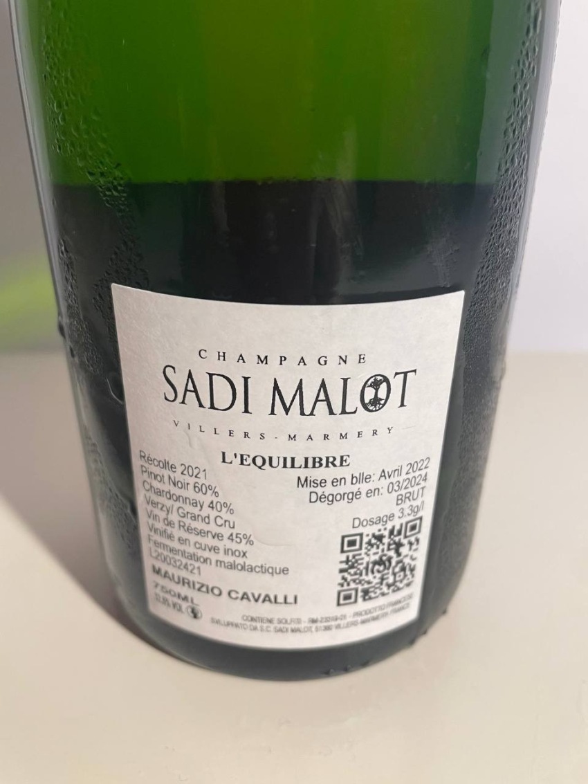 SADI MALOT-L EQUILIBRE  Brut