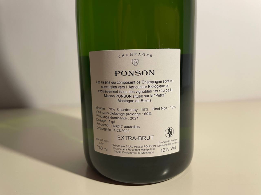 MAXIME PONSON Premiere Cru Brut