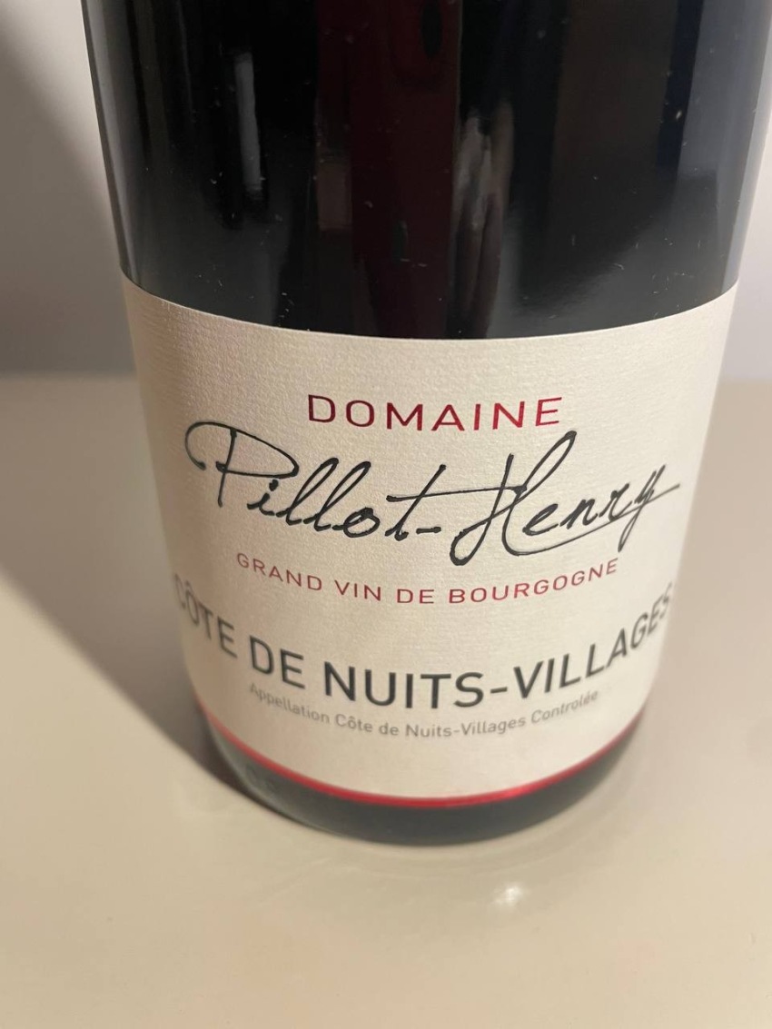 PILLOT- HENRY Cote de Nuits-Villages Rouge 2022